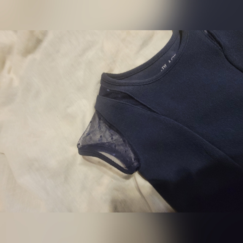 Nwt Lot Of 2 Girls School Uniform Navy Skater Dress Size Large - Picture 4 of 12